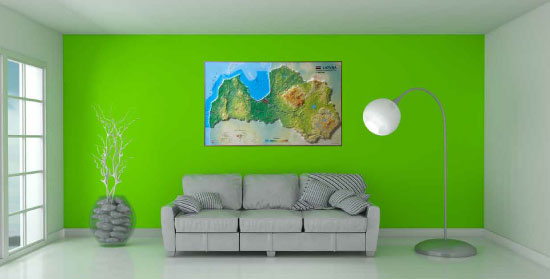 Large format and Wall 3D Maps
